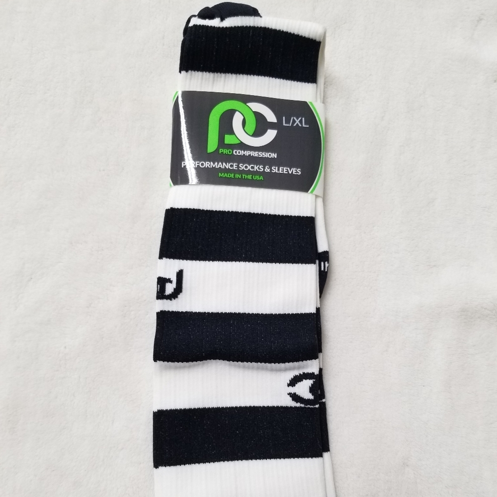 Pro Compression Performance Socks NWT Striped